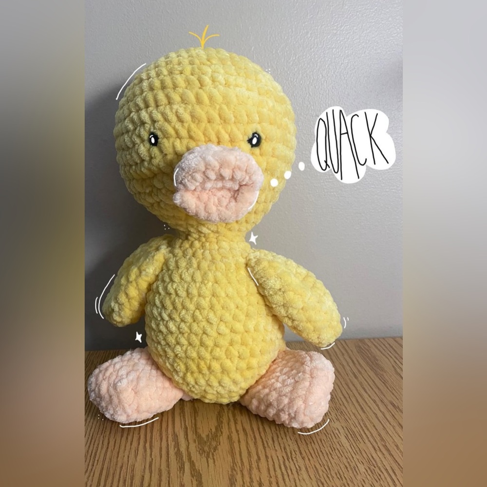 Cheerful Yellow Bird Plush Toy